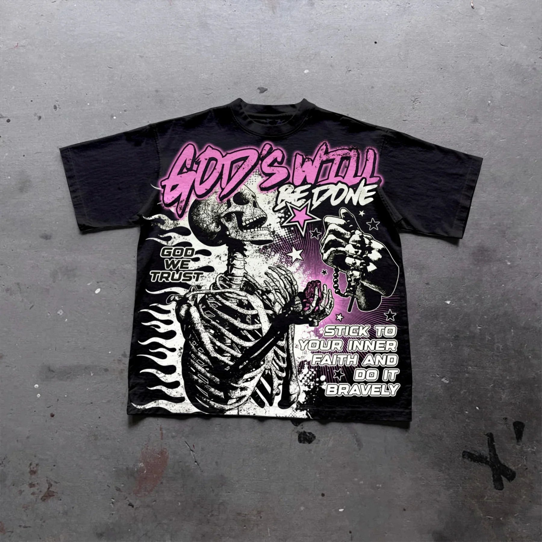 Camiseta Gráfica Vintage Unisex | Hip Hop Streetwear | Ruleless