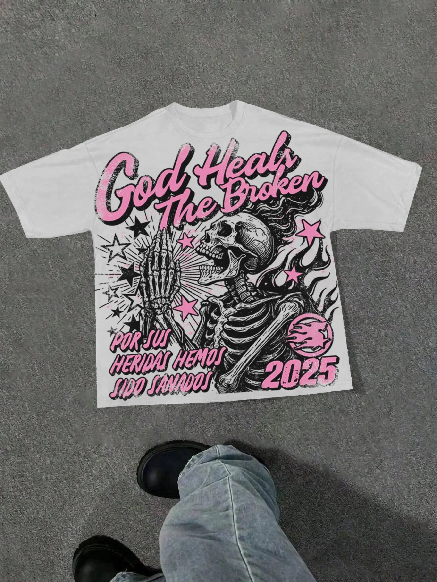 Camiseta Gráfica Vintage Unisex | Hip Hop Streetwear | Ruleless