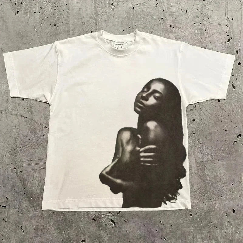 Camiseta Gráfica Vintage Unisex | Hip Hop Streetwear | Ruleless