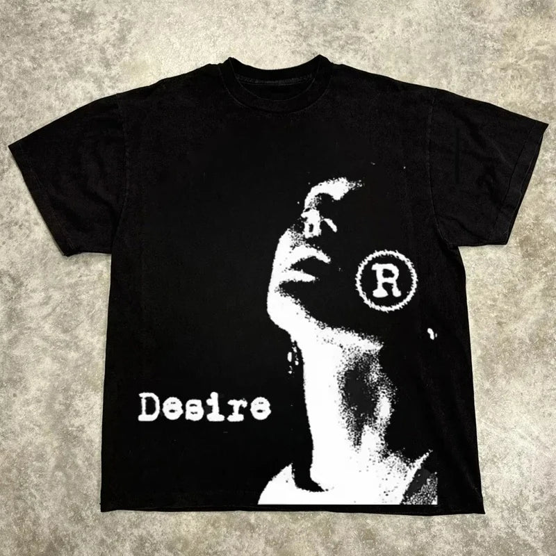 Camiseta Gráfica Vintage Unisex | Hip Hop Streetwear | Ruleless